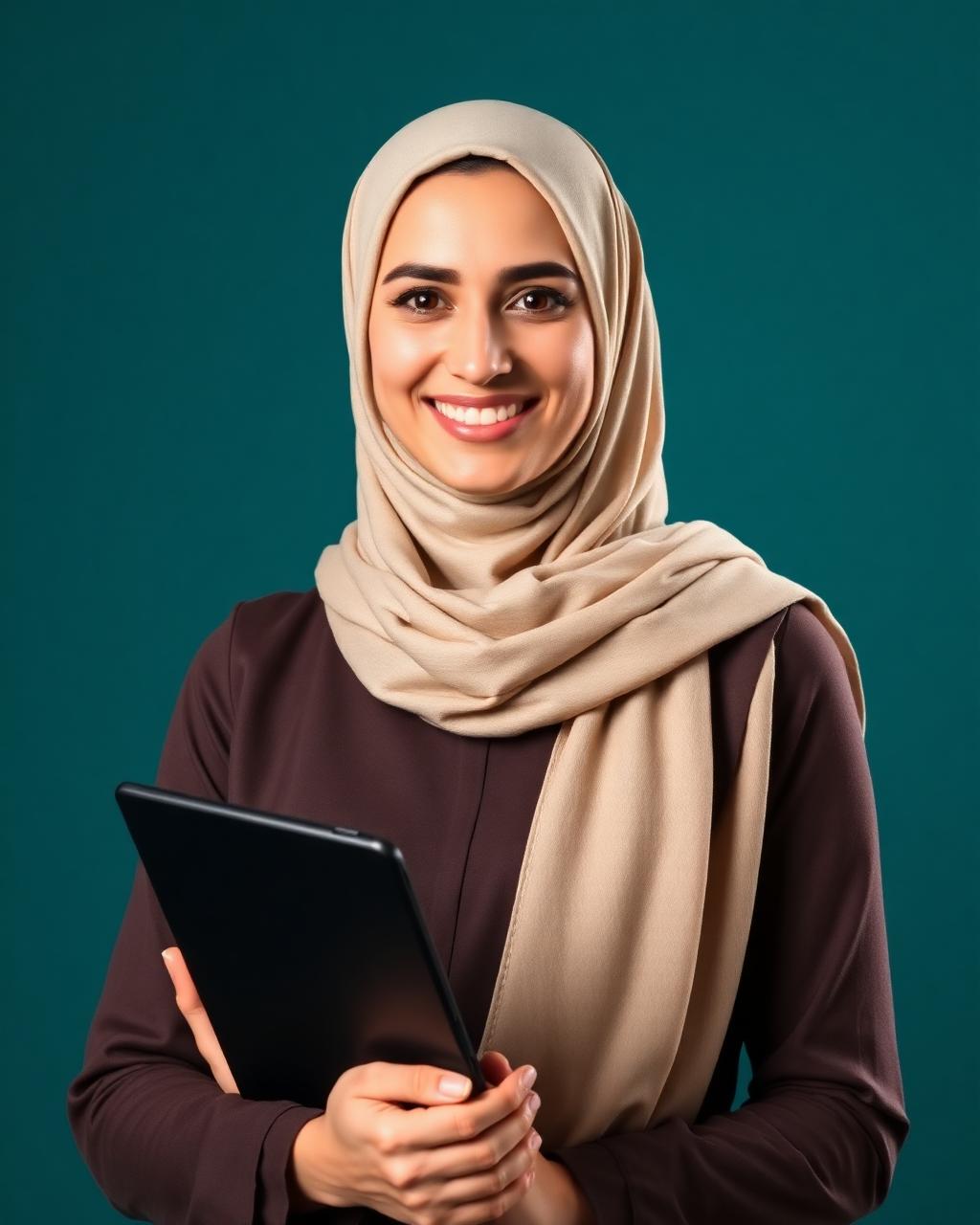 A certified female educator from Jordan — one of FluentArabiyya's tutors
